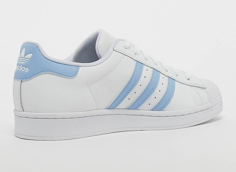 Hoeveelheid van Giet klem Adidas Originals Superstar sneakers wit lichtblauw - Schoenen.nl