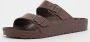 Birkenstock Chocoladebruine Dubbele Band Sandalen Brown Unisex - Thumbnail 42