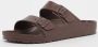 Birkenstock Chocoladebruine Dubbele Band Sandalen Brown Unisex - Thumbnail 46