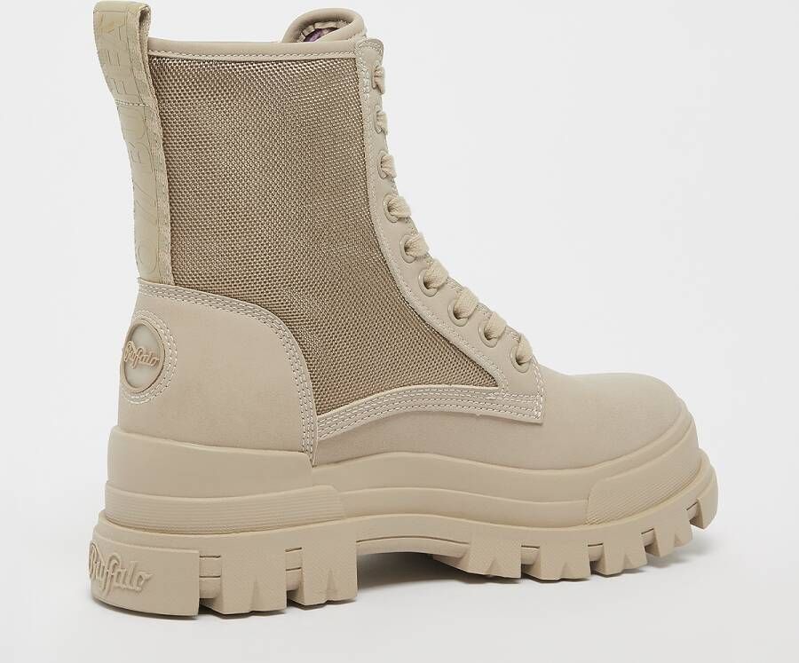 Buffalo Aspha Com2 Lace Up Mid Boots Schoenen cream maat: 37 beschikbare maaten:36 37 38 39 40 41