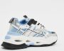 Buffalo Triplet Hollow Trendy Sneakers Dames white blue silver maat: 36 beschikbare maaten:36 37 38 39 40 41 - Thumbnail 20