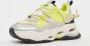 Buffalo dames sneaker Triplet Lace crème limoen - Thumbnail 2