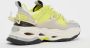 Buffalo dames sneaker Triplet Lace crème limoen - Thumbnail 3
