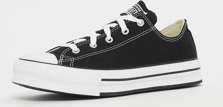 Converse Chuck Taylor All Star Eva Lift Canvas Platform (GS) in Zwart