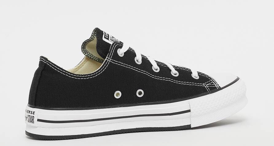 Converse Chuck Taylor All Star Eva Lift Canvas Platform (GS) in Zwart
