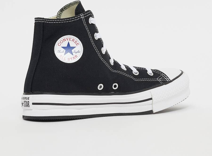 Converse Chuck Taylor All Star Eva Lift Canvas Platform (GS) in Zwart