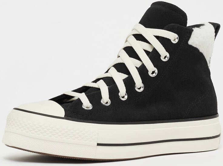 Converse Chuck Taylor All Star Puff Lift Cozy Platform Chuck Taylor in zwart formaten: 36