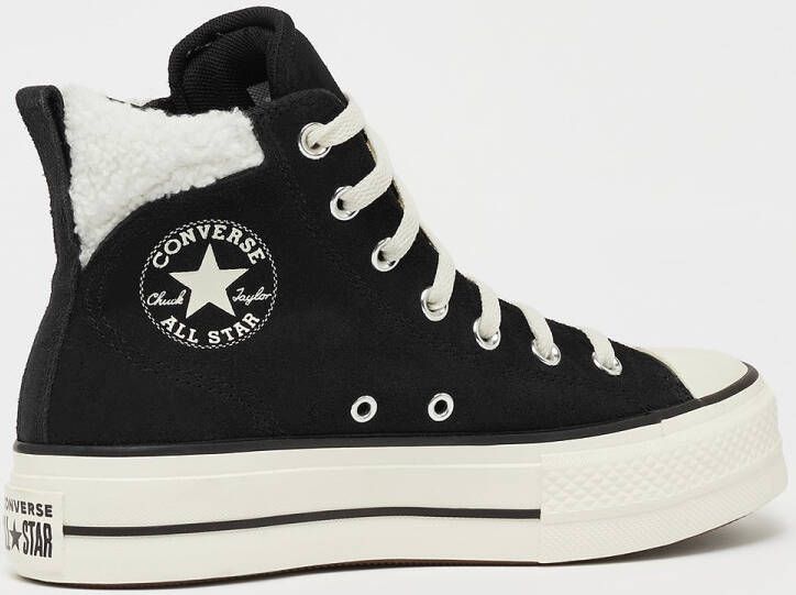 Converse Chuck Taylor All Star Puff Lift Cozy Platform Chuck Taylor in zwart formaten: 36
