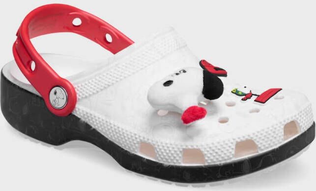 Crocs Peanuts Classic Clog Slides & Sandalen in wit formaten: 28 29