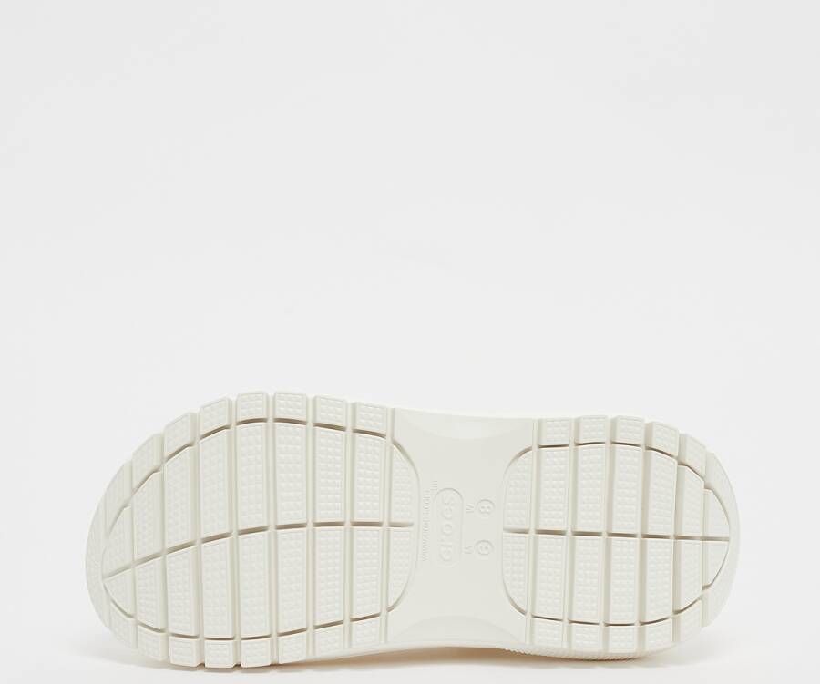Crocs Classic Mega Crush Sandalen & Slides Dames white maat: 36 37 beschikbare maaten:36 37 38 39 40 41 42