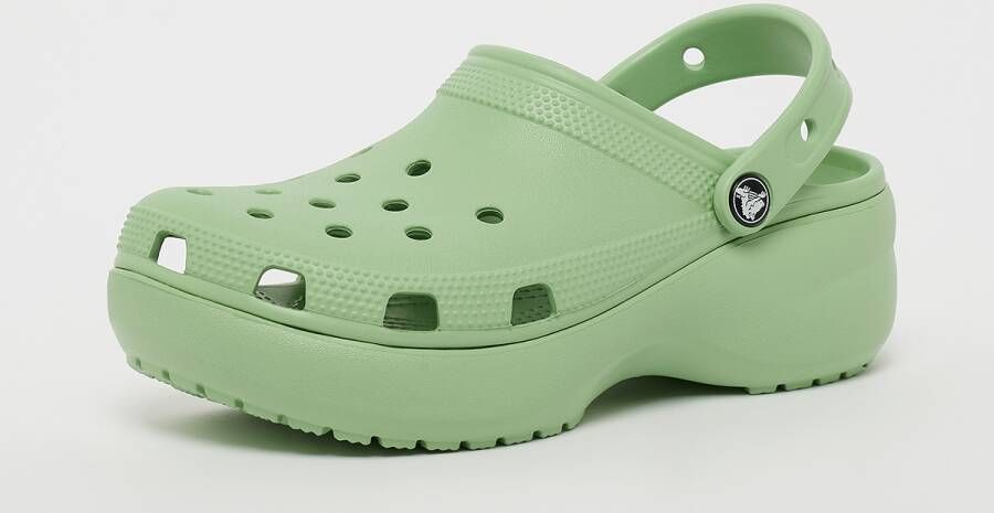 Crocs Classic Platform Sandalen & Slides Dames fair green maat: 39 40 beschikbare maaten:36 37 38 39 40 41 42