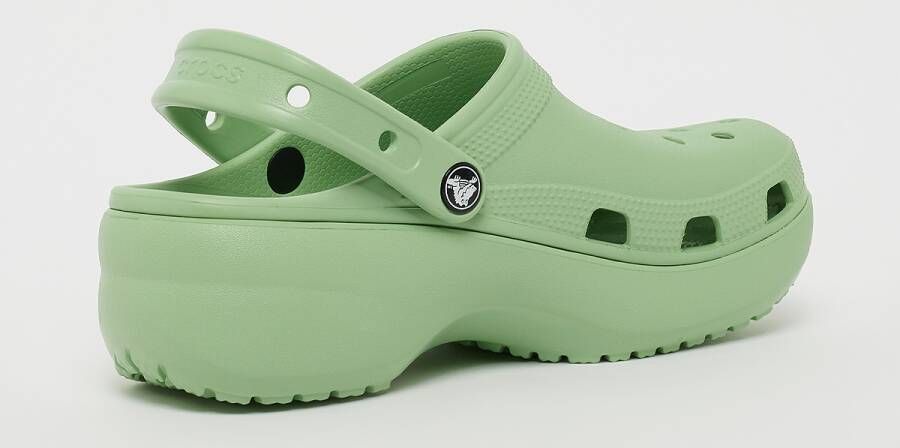 Crocs Classic Platform Sandalen & Slides Dames fair green maat: 39 40 beschikbare maaten:36 37 38 39 40 41 42