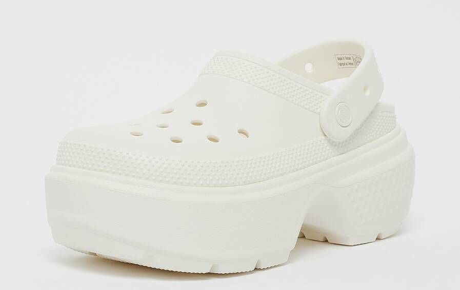 Crocs Classic Stomp Sandalen & Slides Dames chalk maat: 36 37 beschikbare maaten:36 37 38 39 40 41 42