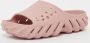 Crocs Slide Heren Slippers Roze Klei Pink Unisex - Thumbnail 4