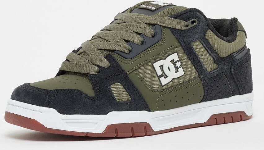 DC Stag army olive Skate in zwart formaten: 41