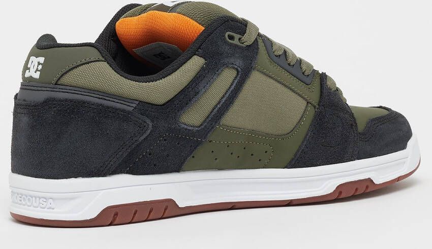 DC Stag army olive Skate in zwart formaten: 41