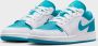 Jordan Air 1 Low (gs) Basketball Schoenen white celestial gold aquatone maat: 38 beschikbare maaten:36.5 37.5 38.5 39 40 - Thumbnail 4