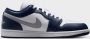 Jordan Air 1 Low White Midnight Navy Wolf Grey- Heren White Midnight Navy Wolf Grey - Thumbnail 11