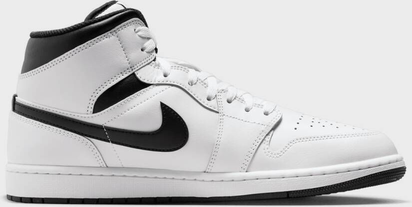 Jordan Air 1 Mid 1 Schoenen white black white black maat: 47.5 beschikbare maaten:41 42.5 43 44.5 45 46 47.5 40.5