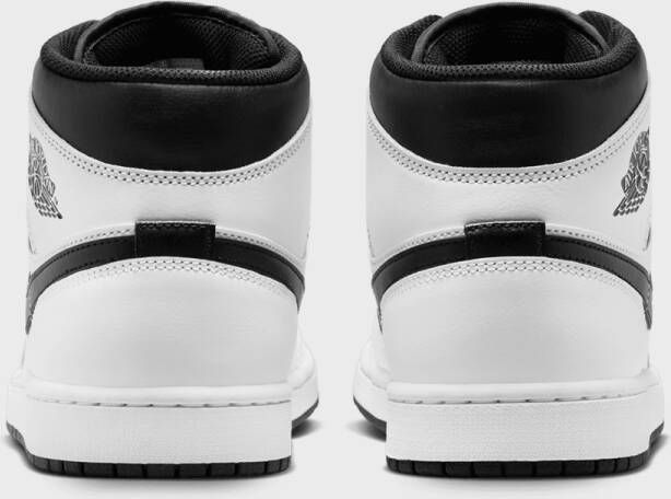 Jordan Air 1 Mid 1 Schoenen white black white black maat: 47.5 beschikbare maaten:41 42.5 43 44.5 45 46 47.5 40.5