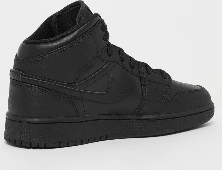 Jordan Air 1 Mid (gs) Basketball Schoenen BLACK BLACK-BLACK maat: 36 beschikbare maaten:36