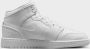 Nike Air Jordan 1 Mid (GS) Triple White 554725 - Thumbnail 3