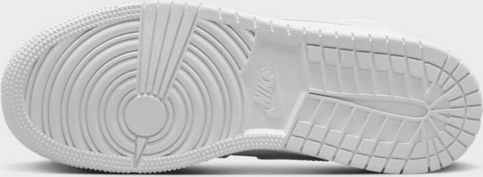 Nike Air Jordan 1 Mid (GS) Triple White 554725 - Foto 4