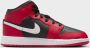 Nike Jordan Air Jordan 1 MID Sneakers Kids Zwart Wit Rood Doos zonder deksel - Thumbnail 8