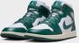 Nike Air Jordan 1 Mid Donkergroen Wit Gebroken Wit Sneakers Unisex Doos Zonder Deksel - Thumbnail 13