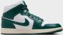 Nike Air Jordan 1 Mid Donkergroen Wit Gebroken Wit Sneakers Unisex Doos Zonder Deksel - Thumbnail 8