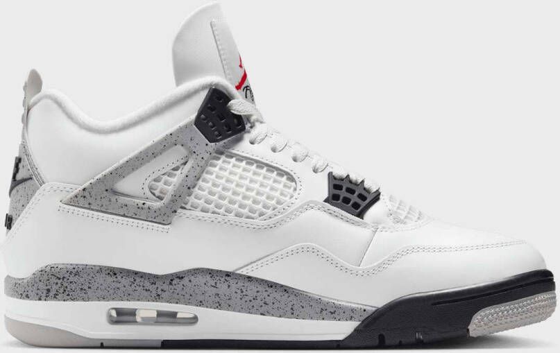 Jordan Air 4 Retro "White Cement" Air Retro in wit formaten: 41