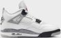 Jordan Air 4 Retro "White Ce t" Air Retro in wit formaten: 45.5 - Thumbnail 4