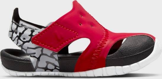 Jordan Flare (td) Sandalen & Slides Schoenen gym red black white maat: 17 beschikbare maaten:17 18.5