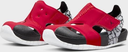 Jordan Flare (td) Sandalen & Slides Schoenen gym red black white maat: 17 beschikbare maaten:17 18.5