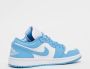 Jordan 1 Low Dames Schoenen Blauw Maat: 38.5 Leer Synthetisch Foot Locker - Thumbnail 12
