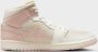Nike Air Jordan 1 Mid Roze Wit Beige Sneakers Dames Doos Zonder Deksel - Thumbnail 5