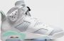 Jordan Wmns Air 6 Retro White Pure Platinum Mint Foam Schoenmaat 38 1 2 Sneakers DQ4914 103 - Thumbnail 3