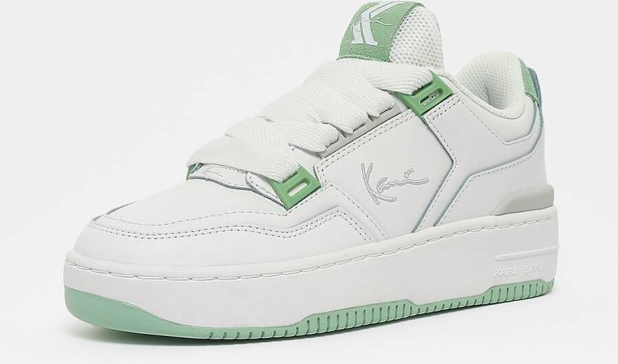 Karl Kani Samo Up Lxry Bold Sneakers Dames white green grey maat: 36.5 beschikbare maaten:36.5 37.5 38.5 39 40.5 41