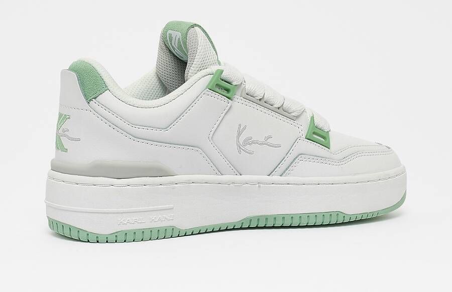 Karl Kani Samo Up Lxry Bold Sneakers Dames white green grey maat: 36.5 beschikbare maaten:36.5 37.5 38.5 39 40.5 41