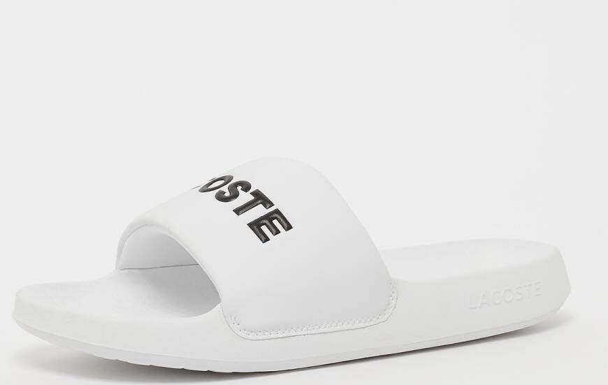 Lacoste Croco 1.0 Serve Slide 124 2 Cma Sandalen & Slides Schoenen wht blk maat: 39.5 beschikbare maaten:39.5 40.5 42 43 44.5 46 47