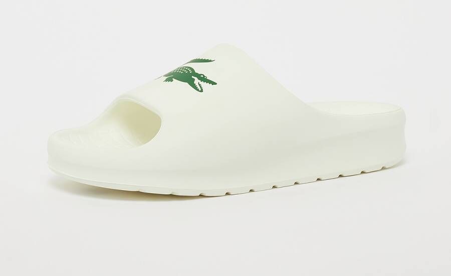 Lacoste Croco 2.0 Evo Serve Slide 223 1 Cfa Sandalen & Slides Dames off wht dk grn maat: 37 beschikbare maaten:37 38 39.5 40.5 42