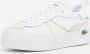Lacoste L004 Platform Lifestyle in wit formaten: 37.5 - Thumbnail 13
