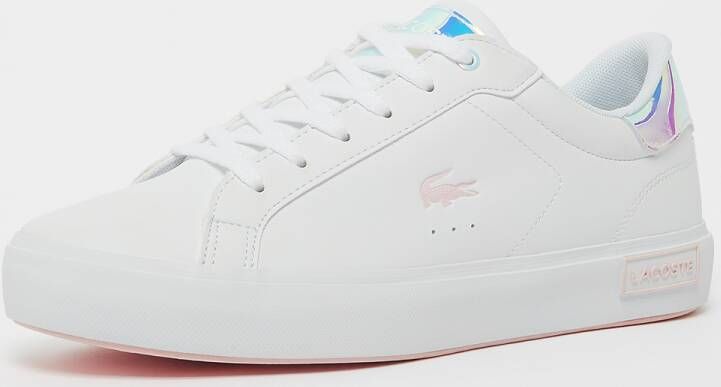 Lacoste Powercourt 124 3 Suj (gs) Sneakers Schoenen white light pink maat: 35 beschikbare maaten:35 36 37 38 39