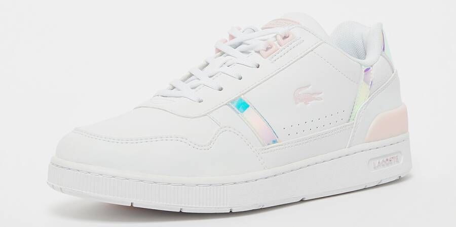 Lacoste T-clip 0121 1 Cuj (gs) White Sneakers Schoenen white light pink maat: 35 beschikbare maaten:35 36 37 38 39