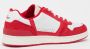 Lacoste sneaker T Clip rood wit - Thumbnail 14