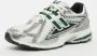 New Balance Metallic Leren Sneakers met Contrasterend Logo Gray - Thumbnail 6