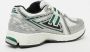 New Balance Metallic Leren Sneakers met Contrasterend Logo Gray - Thumbnail 7