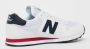 New Balance 500 Wit Blauw Rood White Heren - Thumbnail 14