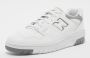 New Balance 550 Basketball Schoenen white white light grey maat: 41.5 beschikbare maaten:41.5 - Thumbnail 3