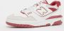 New Balance 550 Basketball Schoenen white white red maat: 38.5 beschikbare maaten:36 37.5 38.5 39.5 40.5 - Thumbnail 7